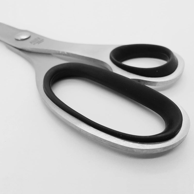 ALLEX\アレックス Japanese Office Scissors for Desk, Extra Large 7.8" All Purpose Scissors, Made in JAPAN, All Metal Sharp Japanese Stainless Steel Blade with Non-Slip Soft Ring, Black - Image 4
